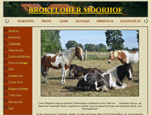 Tablet Screenshot of brokelohermoorhof.de